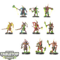 Death Guard - 10 Poxwalkers - bemalt