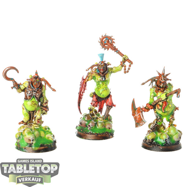 Death Guard - Gellerpox Infected Lumberghast - bemalt