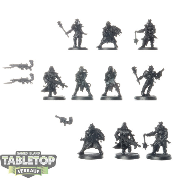 Chaos Space Marines - 10 Chaos Cultists classic - grundiert