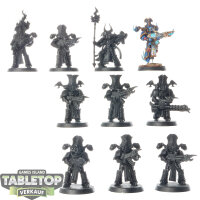 Thousand Sons - 10 Rubric Marines - teilweise bemalt