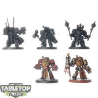 Dark Angels - 5 Deathwing Terminators - teilweise bemalt