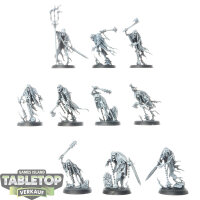 Nighthaunt - 10 Chainrasp Hordes - teilweise bemalt