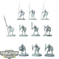 Seraphon - 10 Saurus Warriors classic - unbemalt