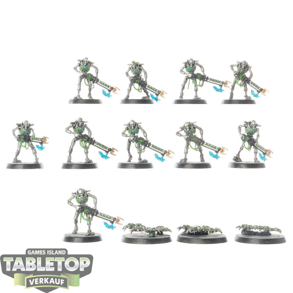 Necrons - 10 Necron Warriors - bemalt