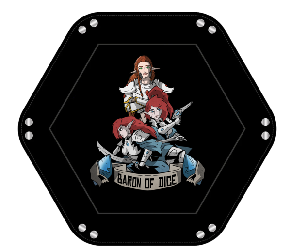 Baron of Dice - Premium Dice Trays - Space Elves Deadly Trio