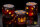 Baron of Dice - Blood Curse 16mm Round Corner Dice (25)