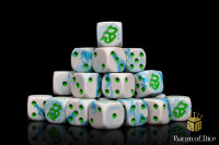 Baron of Dice - Hydra: White Shadow 16mm Round Corner...
