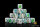 Baron of Dice - Hydra: White Shadow 16mm Round Corner Dice (25)