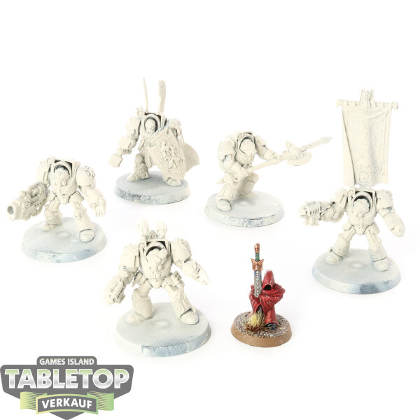 Dark Angels - 5 Deathwing Terminators klassisch - grundiert