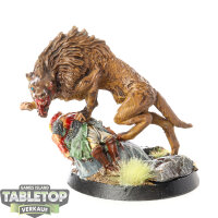 HdR Figuren - Böse - Wild Warg Chieftain - bemalt