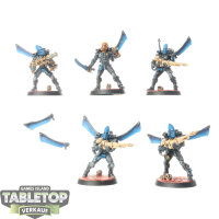 Aeldari - 5 Eldar Corsair Heavy Weapons - bemalt