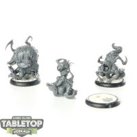 Malifaux - 3 Insidious Madnesses - unbemalt