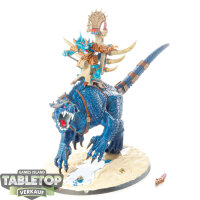 Seraphon - Saurus Oldblood on Carnosaur - teilweise bemalt