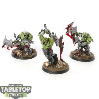 Orruk Warclans - 3 Brute Ragerz - bemalt