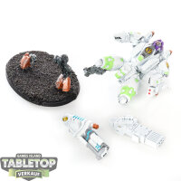 Tau Empire - XV95 Ghostkeel Battlesuit - teilweise bemalt