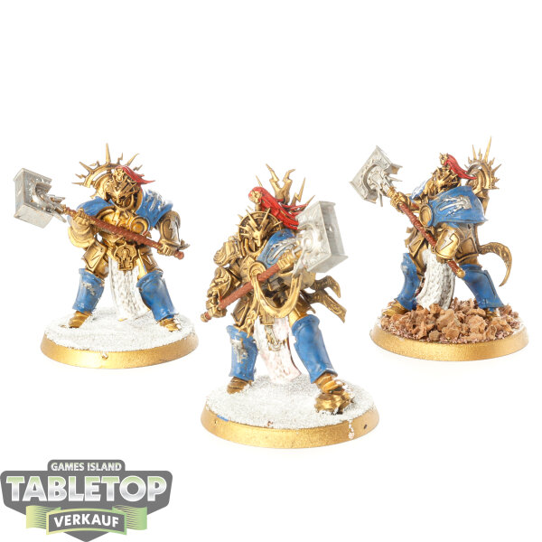 Stormcast Eternals - 3x Retributors - teilweise bemalt