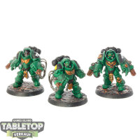 Salamanders - 3x Aggressor Squad - bemalt