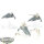 Aeldari - 3 x Eldar Shining Spears klassisch - unbemalt