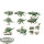 Miniaturen - 8x Gamezone Miniatures: Dark Elves on Predators - bemalt