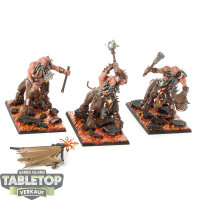 Warriors of Chaos - 3x Dragon Ogres - bemalt