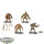 Miniaturen - 4x Infinite Legions - Armored Rat Brutes - bemalt