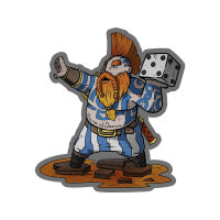 Baron of Dice - Premium Vinyl Stickers - Dwarven Hero