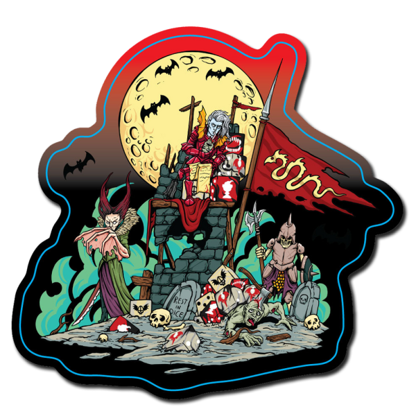 Baron of Dice - Premium Vinyl Stickers - Vampires