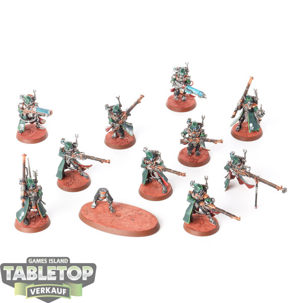 Adeptus Mechanicus - 10 Skitarii Rangers - bemalt