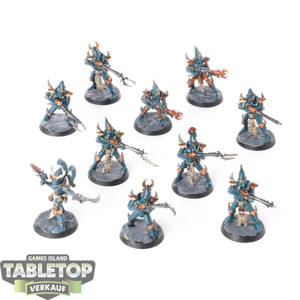 Drukhari - 10 Kabalite Warriors - bemalt
