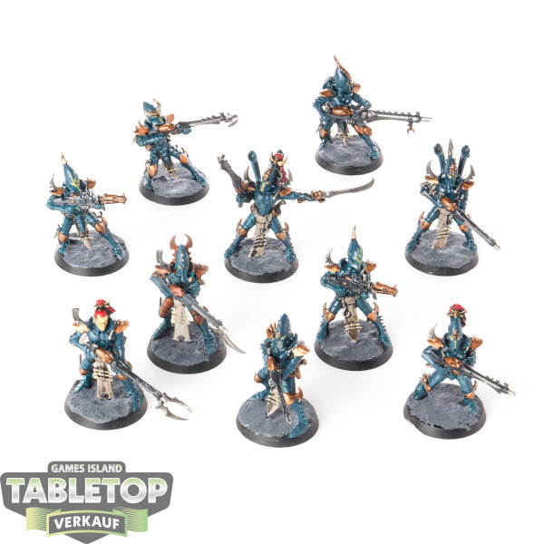 Drukhari - 10 Kabalite Warriors - bemalt