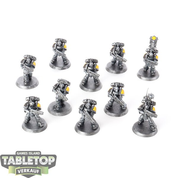 Horus Heresy - 10 MKIII Tactical Squad - bemalt