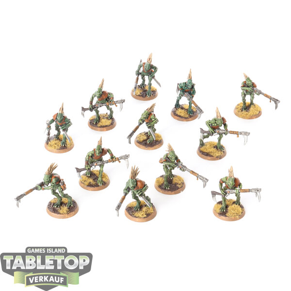 Tau Empire - 12 Kroot Carnivores classic - bemalt