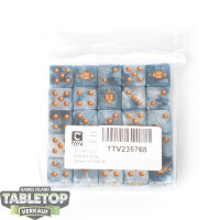 Zubehör - Warrior Knights Golden Tome 16mm Dice (25)...
