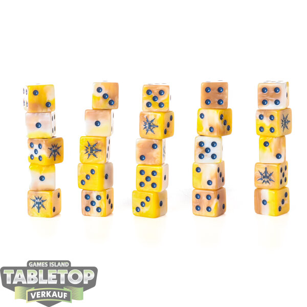 Zubehör - Lightning Hammer, Golden Hues 16mm Dice (25) - Sonstiges