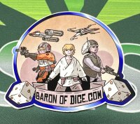 Baron of Dice - Premium Vinyl Stickers - Resistance!