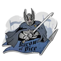 Baron of Dice - Premium Vinyl Stickers - Men