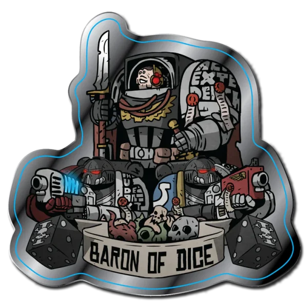 Baron of Dice - Premium Vinyl Stickers - Inquisition