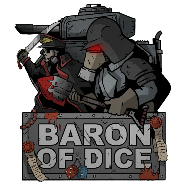 Baron of Dice - Premium Vinyl Stickers - Shovels Of War