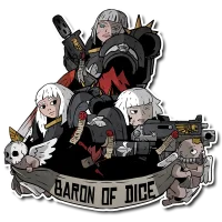 Baron of Dice - Premium Vinyl Stickers - Nuns with Guns