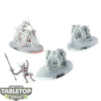 Blades of Khorne - 3x Bloodcrushers - teilweise bemalt