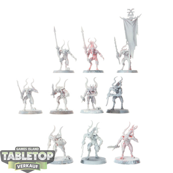 Blades of Khorne - 10x Bloodletters - teilweise bemalt