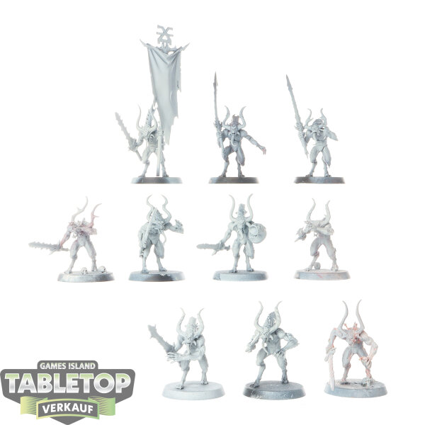Blades of Khorne - 10x Bloodletters - teilweise bemalt