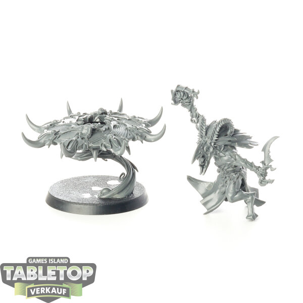 Disciples of Tzeentch - Tzaangor Shaman - unbemalt
