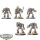 Space Marines - 5x Terminator Squad klassisch - bemalt