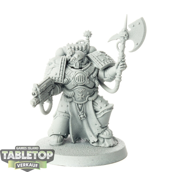 Black Templars - Black Templars Castellan - teilweise bemalt