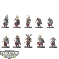 Soulblight Gravelords - 10x Grave Guard - bemalt