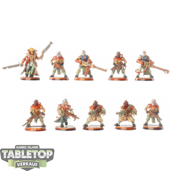 Chaos Space Marines - 10x Chaos Cultists klassisch - bemalt