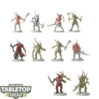 Death Guard - 10x Poxwalkers - teilweise bemalt