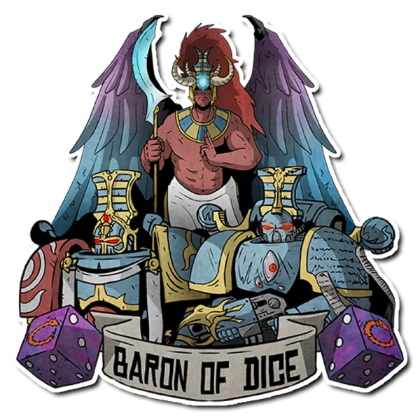 Baron of Dice - Premium Vinyl Stickers - Cult of Knowledge