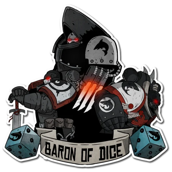 Baron of Dice - Premium Vinyl Stickers - Sharks